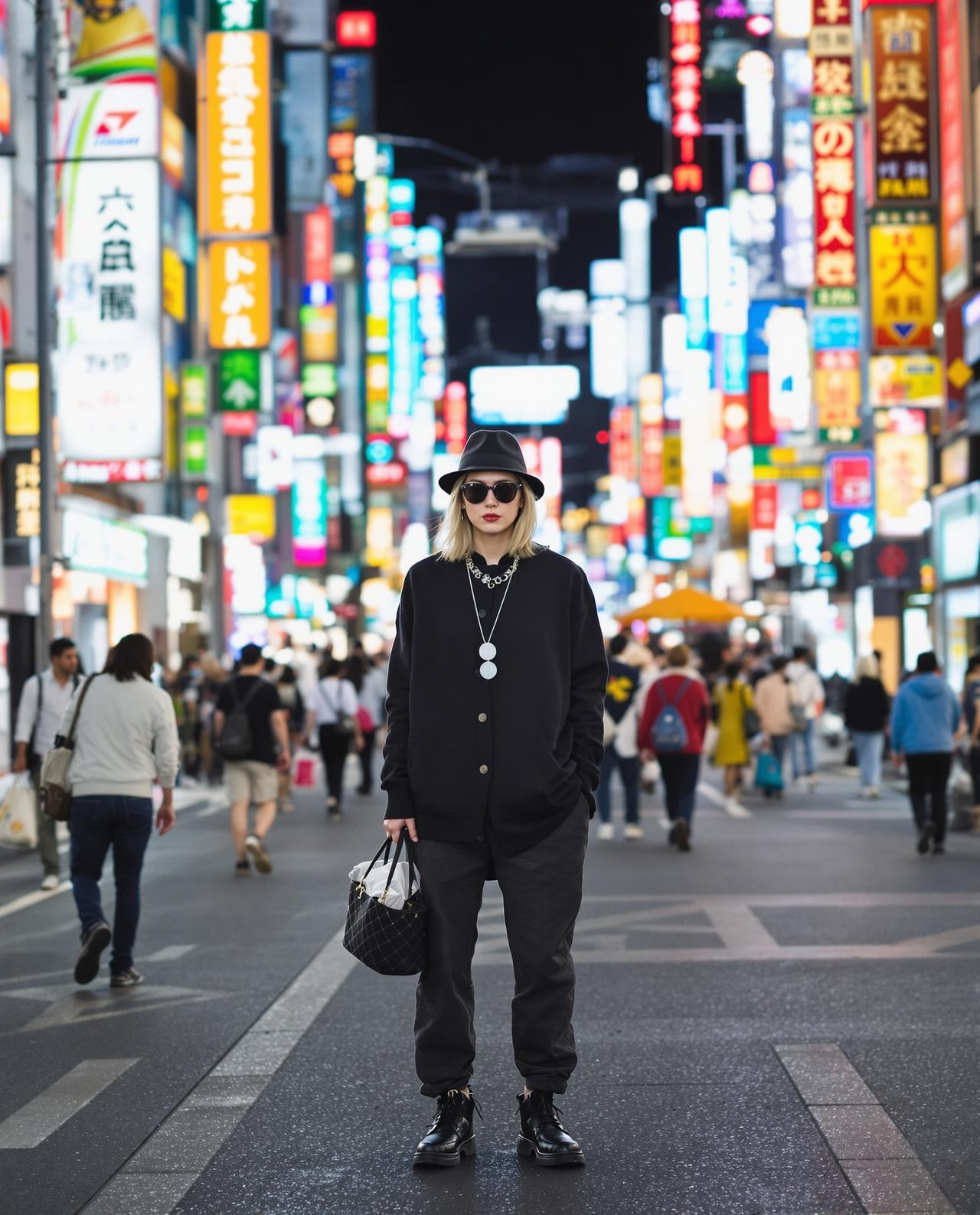 街拍偶遇某男星,私服品味被夸